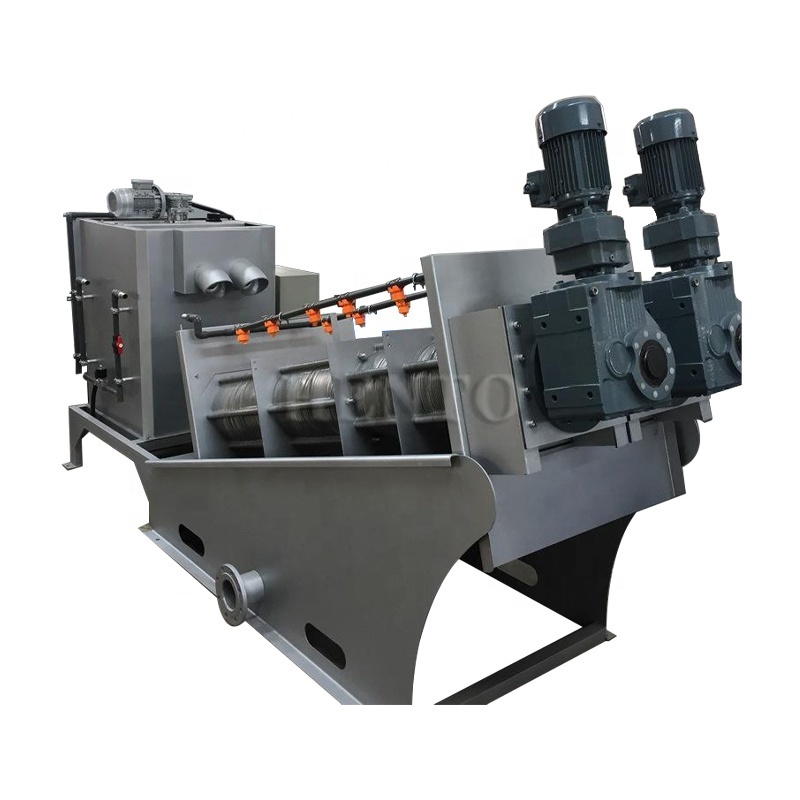 Stable Performance Waste Water Sludge Dewatering Press / Sludge Dewatering Environmental / Sludge Dehydrator