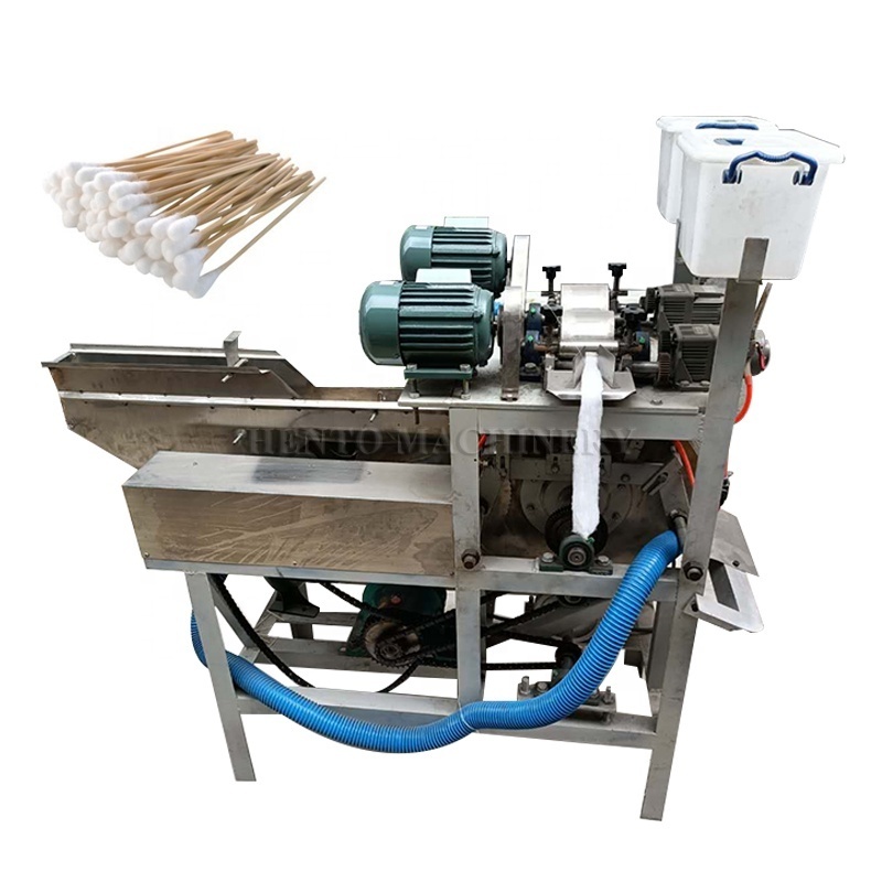 Automatic Cotton Swab Machine / Ear Buds Making Machine Cotton Swab / Cotton Buds Making Machine