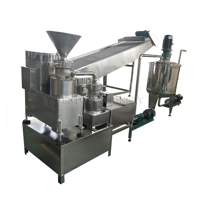 Hento Factory Price 200kg/h Peanut Butter Production Line / Industrial Peanut Butter Making Machine