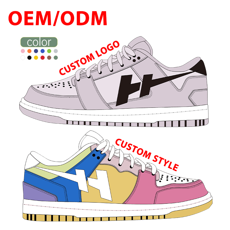 Original Custom Logo Retro Men Women Skateboard Manufacturer Basketball Casual Leather Sneakers Low Top Custom Shoes