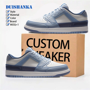 Original Customize Logo Men Blank Skateboard Manufacturer Basketball Custom SB Low High Cut Casual Leather Sneakers Shoes