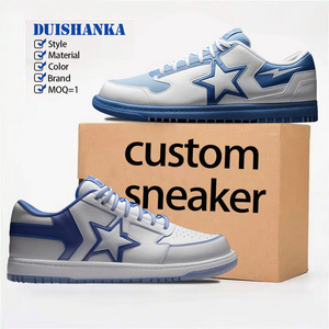 Custom Sneaker Logo Men Shoes Blank Skateboard Manufacturer Custom Design SB Leather Low High Cut Casual Sneakers Shoes