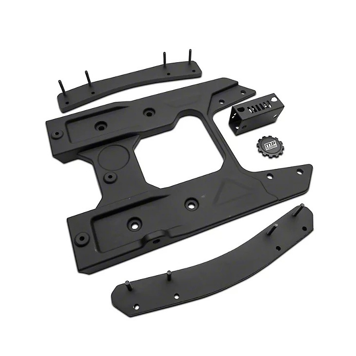 MP Concepts Tailgate Reinforcement and Oversize Spare Tire Carrier Mounting Bracket Kit for 2018-2022 Wrangler JL