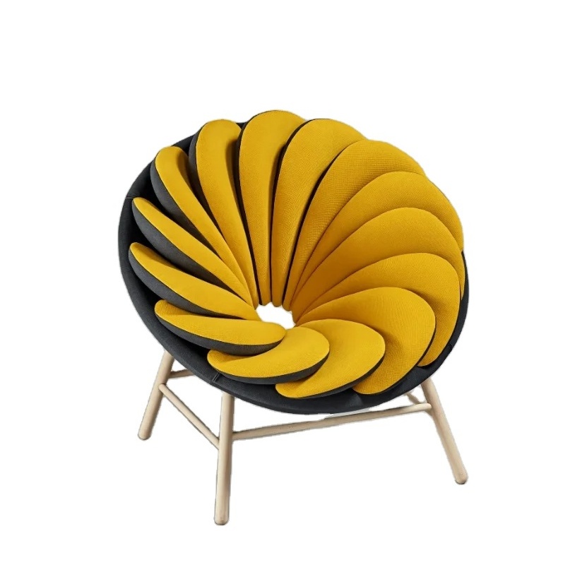 Designer Sunflower Petal Chair living room leisure single chair Minimalist balcony lazy chair factory direct supply