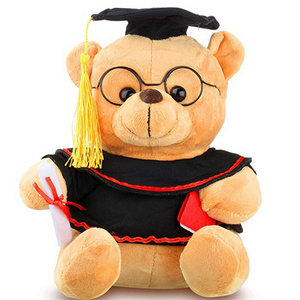 Soft Teddy Bear Plush Toy Doctor Degree Graduation OEM Unisex Doll Bear Small Cute Graduation Dr Bear PP Cotton 15-20 Days