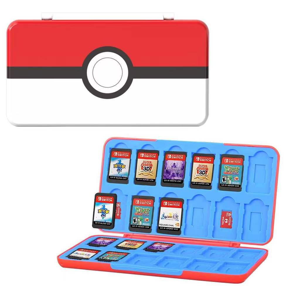 for Nintendo Switch Game Cards Cartridge Slots Storage Box Hard Case Game Card Holder