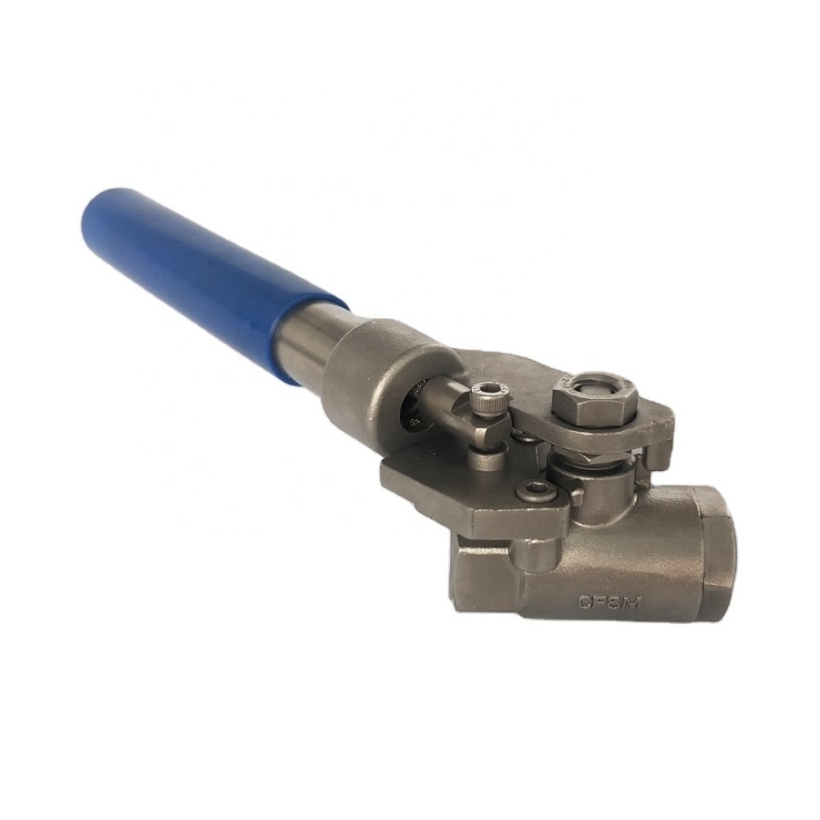 Deadman Ball valve with spring return handle for self close 1/2