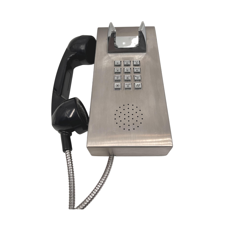 Gsm PrisonTelephone Public Payphone Security Vandal Proof Emergency Phone Voip Metal Wall Inmate Phones For Outdoor Airport Jail