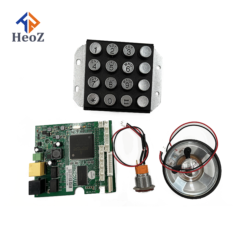 HeoZ Industrial SIP Telephone Circuit Board PoE IP Intercom Control Board SIP VoIP PCB Board with SDK Software