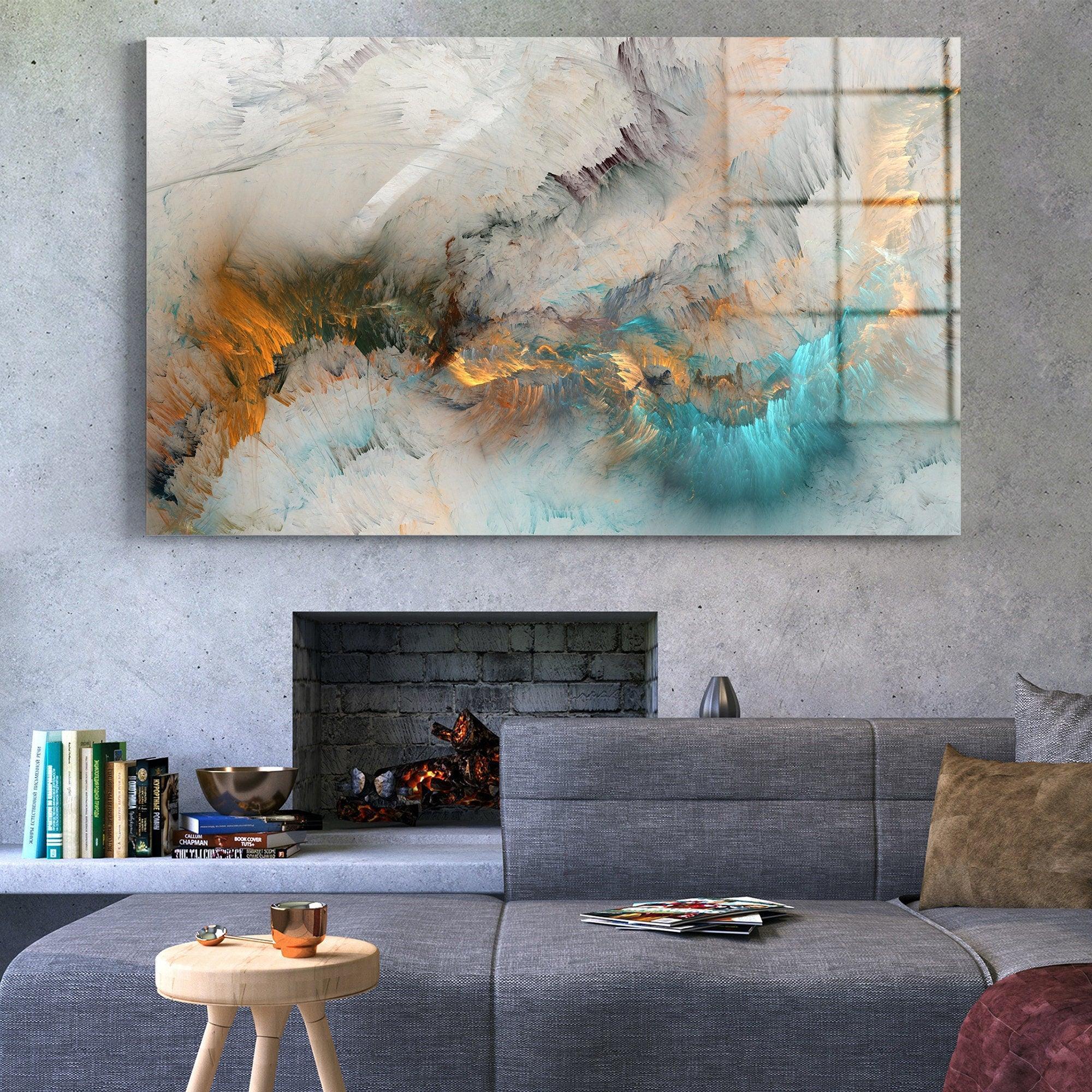 Gorgeous Abstract Drawing  Artwork Oil Canvas Wall Art Decor Picture Acrylic Glass Decorations Wall  Painting Home Decor