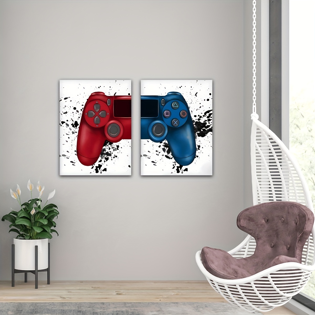 Modern Home Decoration Custom Gaming Poster Wall Art Canvas Wall Paintings for Game Room Decor