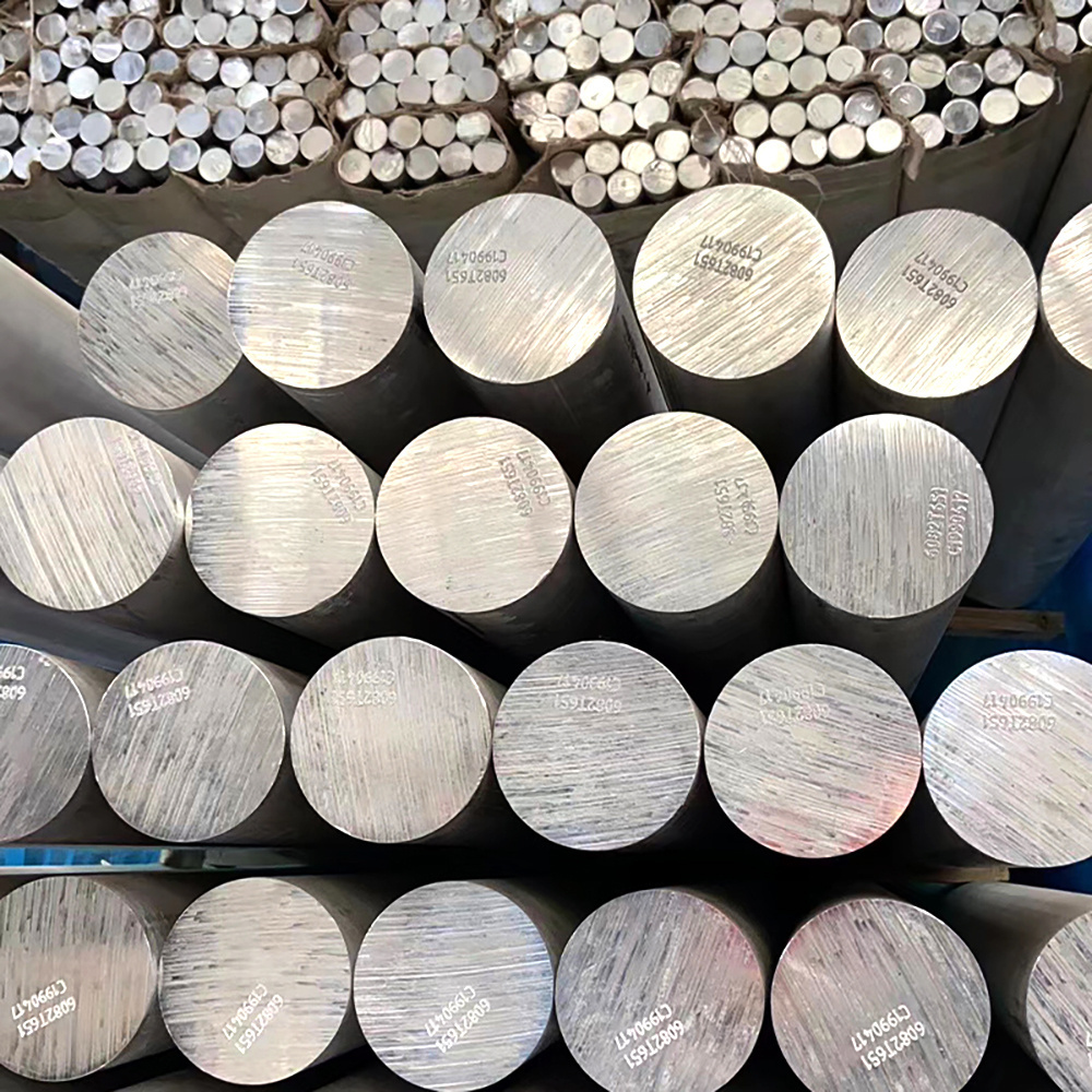 Wholesale Price 7068 6511 Aluminum Bar T6 Aluminum Round 6mm Diameter Aluminum Solid Rod From Factory