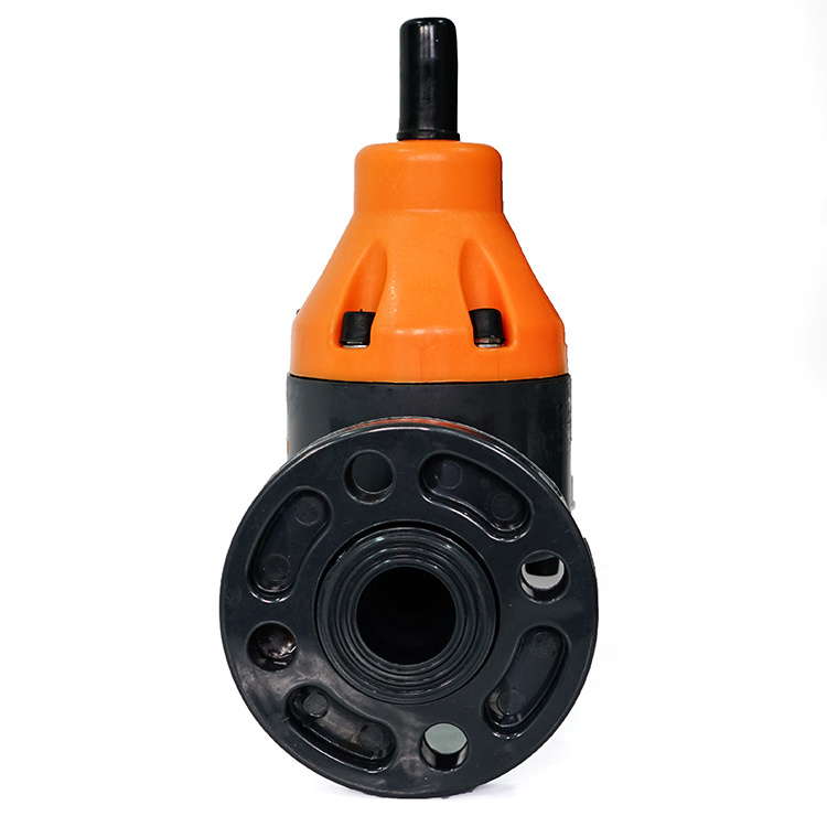 China Supplier Flange Type Back Pressure/Safety Valve 0~1.0MPa,0.2~1.6MPa PVDF/UPVC