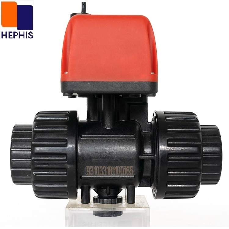 Plastic Motorized Ball Valve Automatic Shut Off Valve and Automatic Water Level Control Valve Free Shipping DN20 2 Ways DC 12V