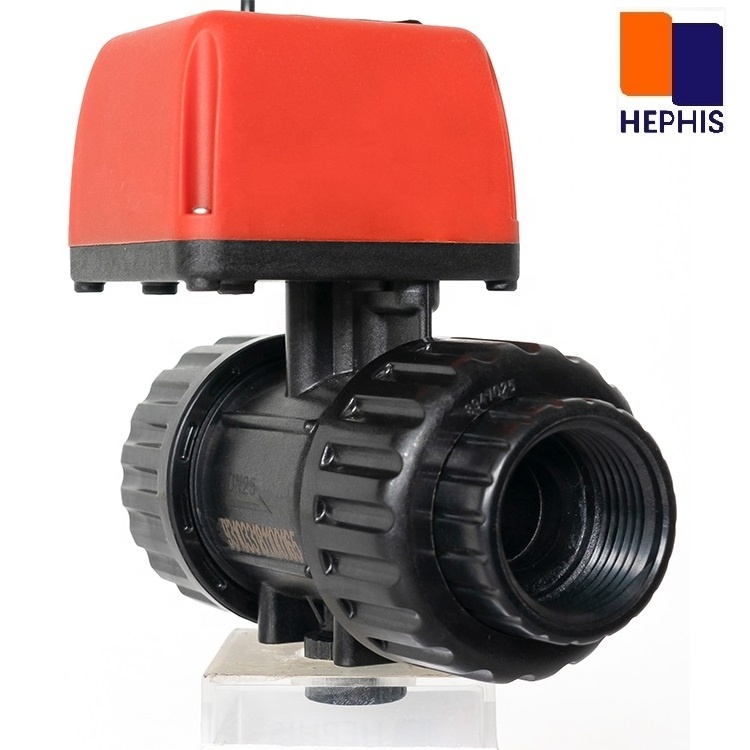 Plastic Motorized Ball Valve Automatic Shut Off Valve and Automatic Water Level Control Valve Free Shipping DN20 2 Ways DC 12V