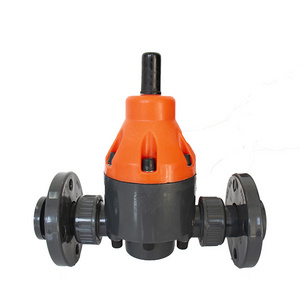 China Supplier Flange Type Back Pressure/Safety Valve 0~1.0MPa,0.2~1.6MPa PVDF/UPVC