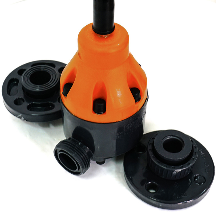 China Supplier Flange Type Back Pressure/Safety Valve 0~1.0MPa,0.2~1.6MPa PVDF/UPVC