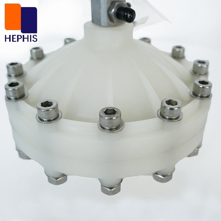 UPVC/PVDF/SUS316 Diaphragm Type Pulsation Damper For Metering Dosing Pumps Pipe Fitting Water Supply