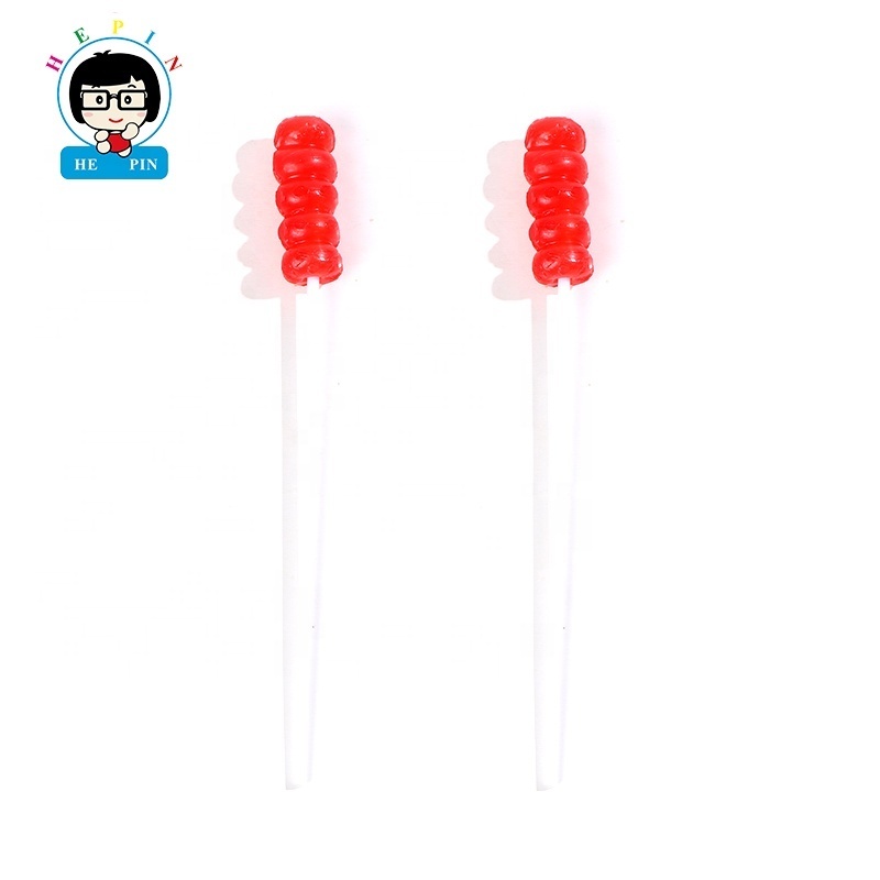 Factory Wholesale Custom Sweet Gourd Shape Lollipop With Glue Stick Colorful Sweet Gummy Candy