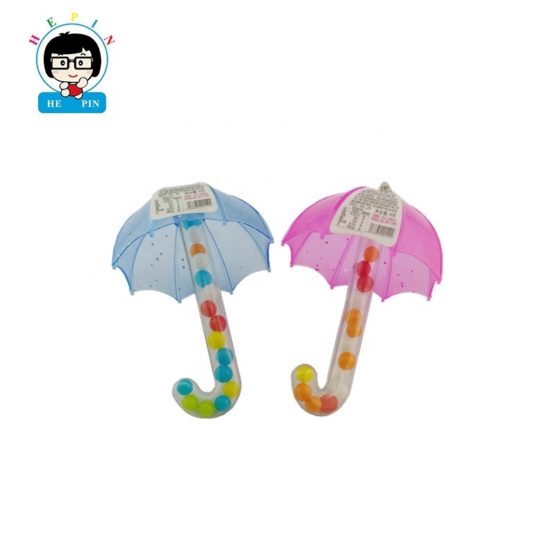 Wholesale Colorful Couple Small Umbrella Toy Candy Pressed Candy Toy Baby Toy With Candy