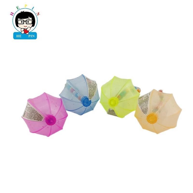 Wholesale Colorful Couple Small Umbrella Toy Candy Pressed Candy Toy Baby Toy With Candy