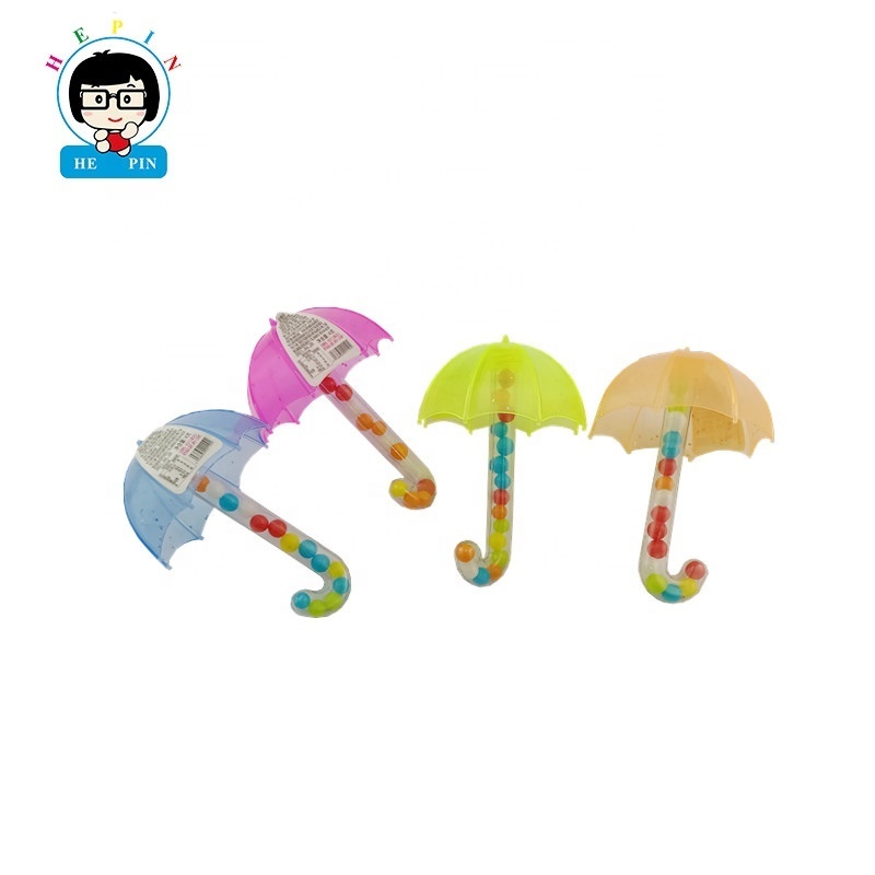 Wholesale Colorful Couple Small Umbrella Toy Candy Pressed Candy Toy Baby Toy With Candy