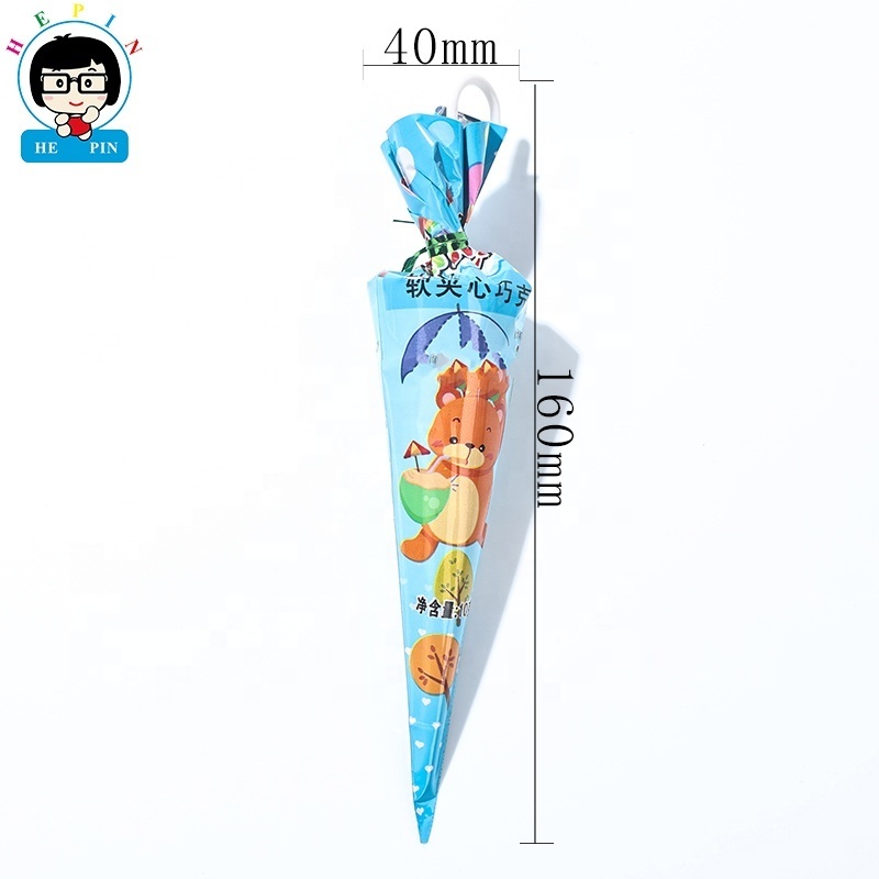 Wholesale OEM Order 10g Chocolate Filled With Soft Jam Umbrella Shape Funny Chocolate For Kids