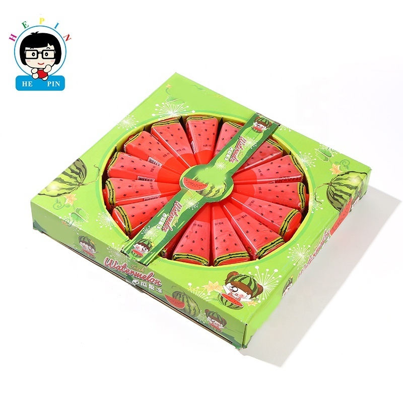 New Arrival Pizza Shape Jelly Natural Fruit Watermelon Flavor Jelly Funny Pudding Jelly For Kids