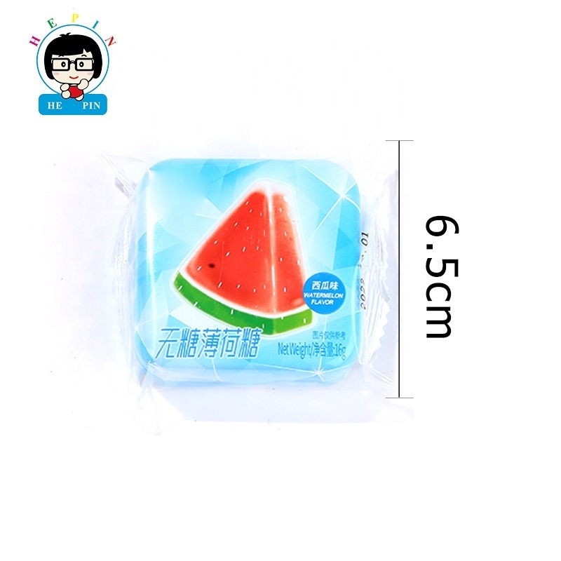 OEM Order Sugar Free Mint Watermelon Sugar Vitamin C Natural Nutrition Fresh Breath Mint Candy