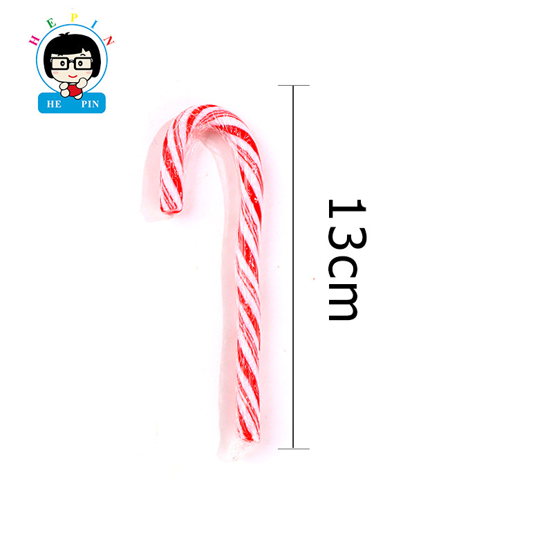 Best Selling 12 G Halal Christmas Candy Cane Sweet Fruity Fresh Candy Canes for Kids