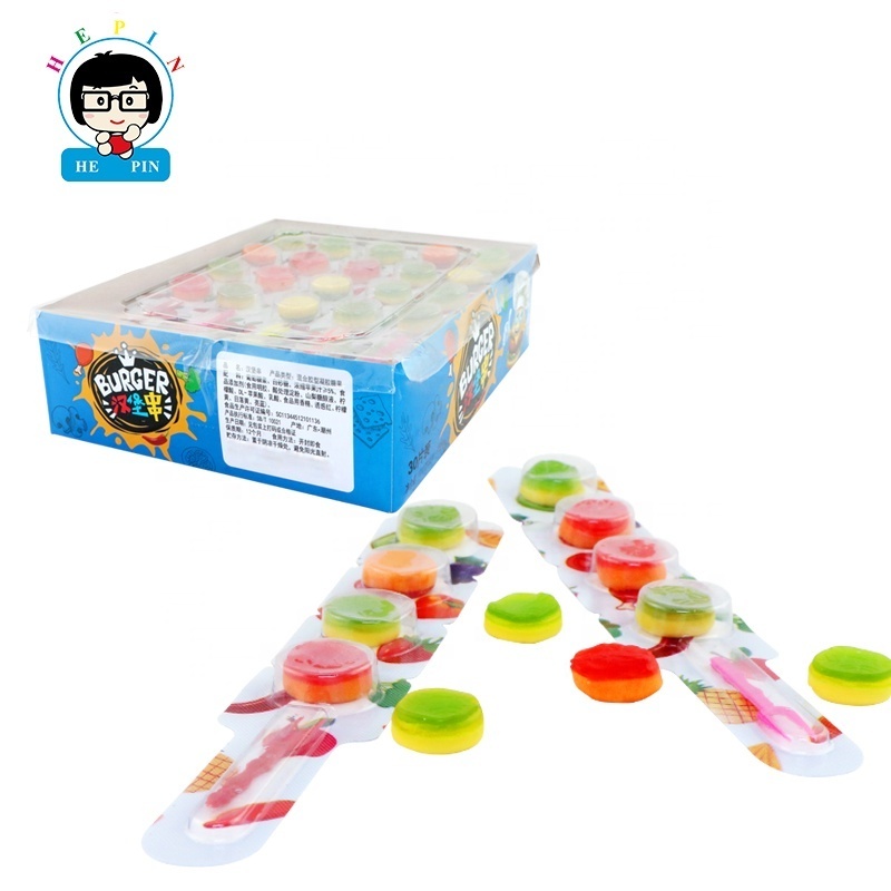 Wholesale Custom Mixed Color Gummy Candy Fruity Flavor Gummy Candies Round Shaped Gummies Candy