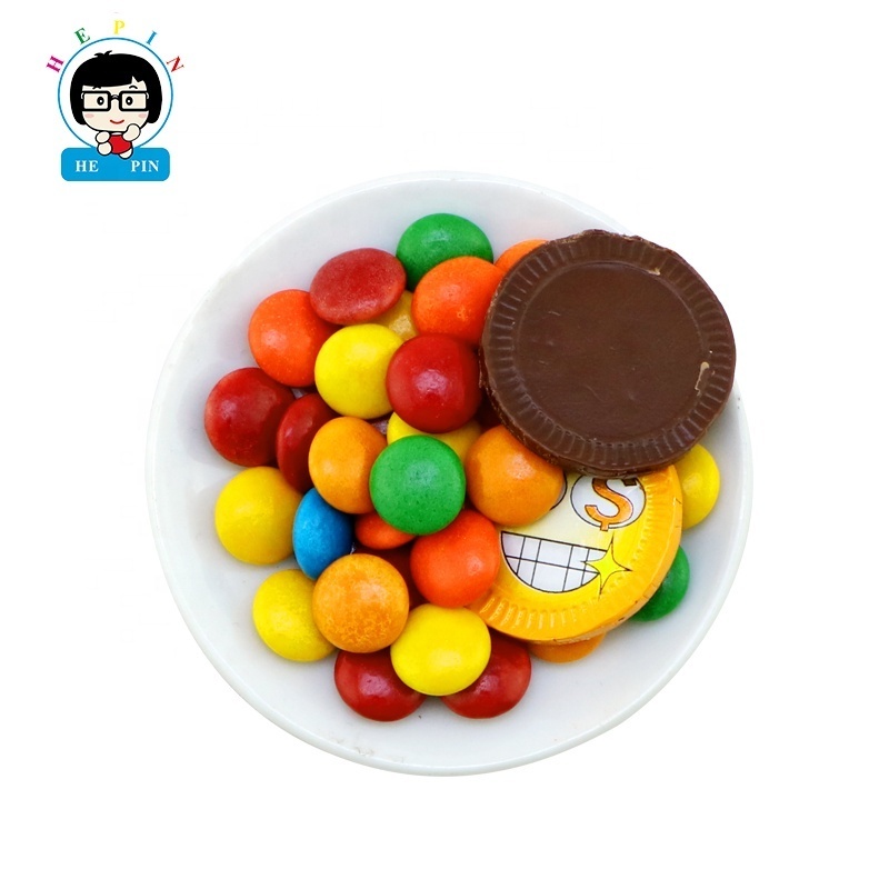 Wholesale Watch Shape Blister Packing Mini Chocolate Bean Chocolate Coin For Kids