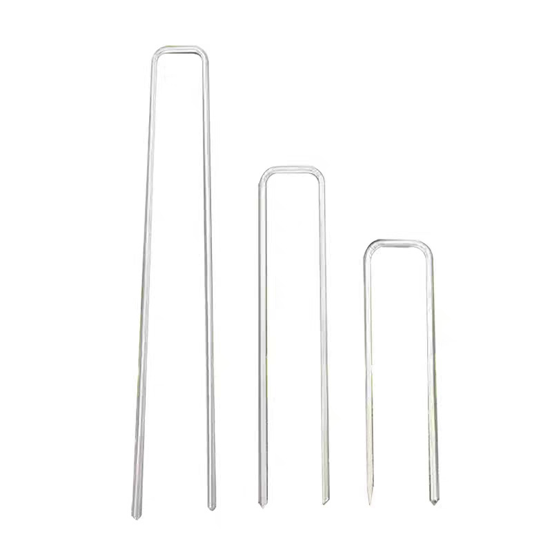 15 CM  for Barrier Fabric and Ground Cover Garden Stakes Landscape Staples U-Shaped Pins