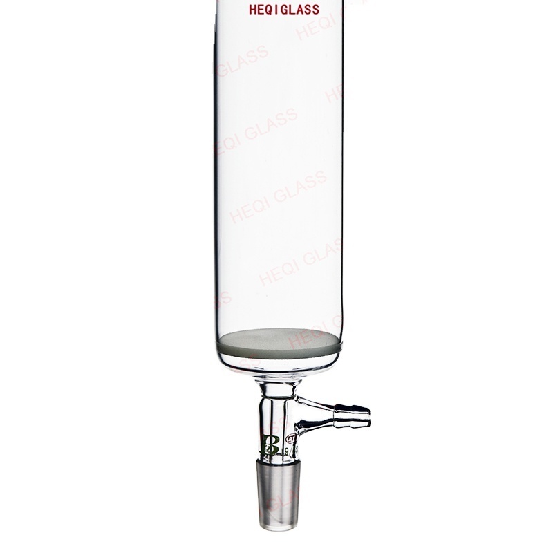 Laboratory Glassware Chromatography column, outer joint, fritted disc, modified Direct Factory Heqi