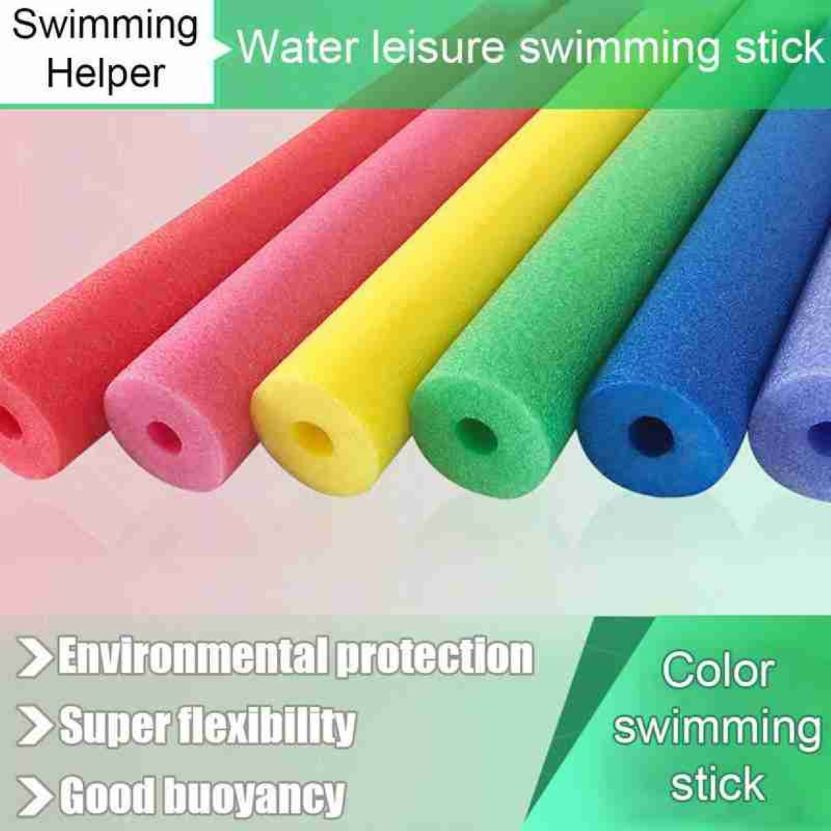 Foam Stick Backer Rod Foam Roller Swimming Buoyancy Stick Swimming Pool Noodle