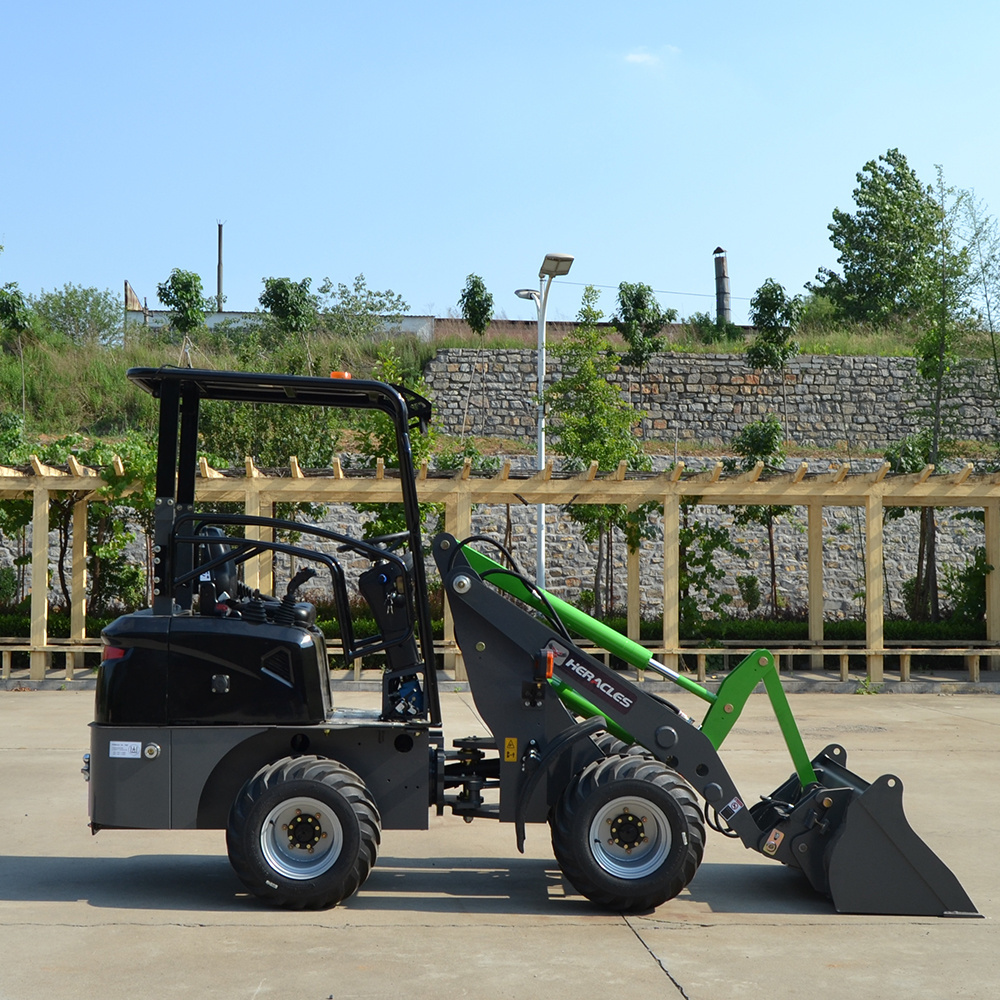 4x4 whole electric mini front loader with cheap price