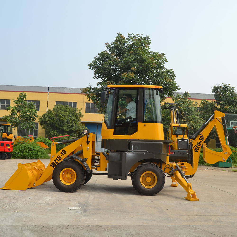 Mini backhoe loader with open cab compact backhoe in Romania