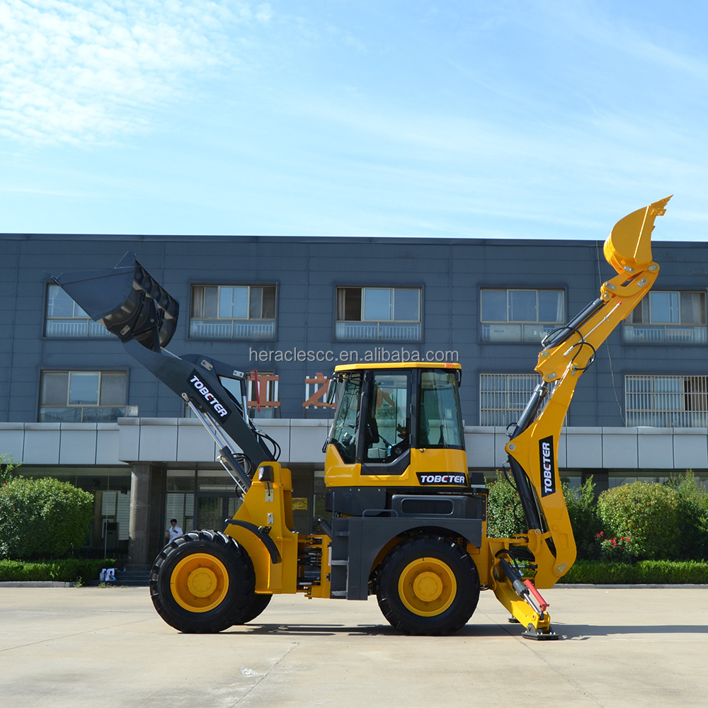 Chinese  New WZ40-28 Tractor  Backhoe Loader Cat With Mower