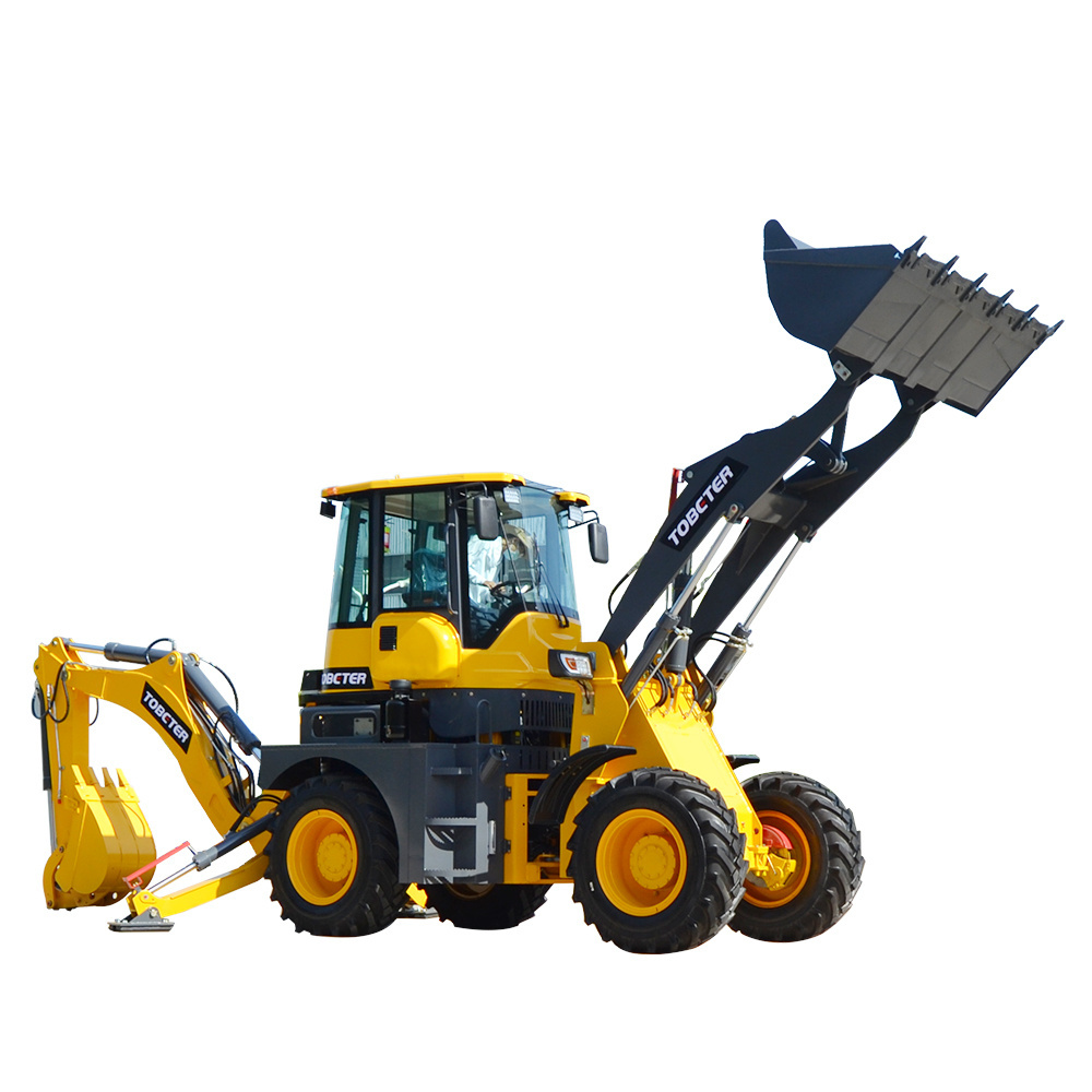 Chinese  New WZ40-28 Tractor  Backhoe Loader Cat With Mower