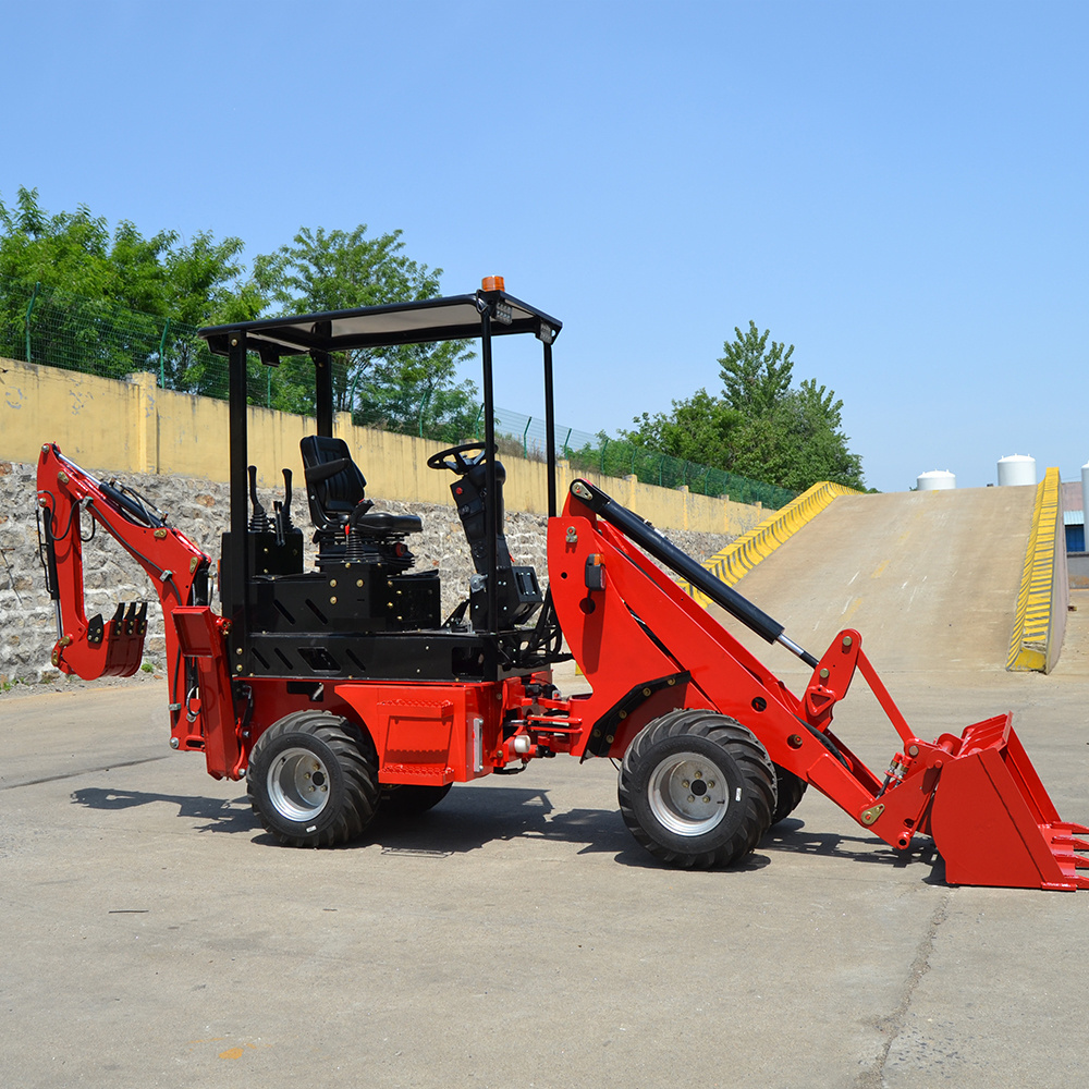 Mini backhoe loader retroexcavadora compact backhoe in Chile and Peru