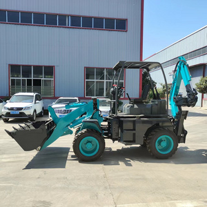 Mini backhoe loader with open cab compact backhoe in Romania