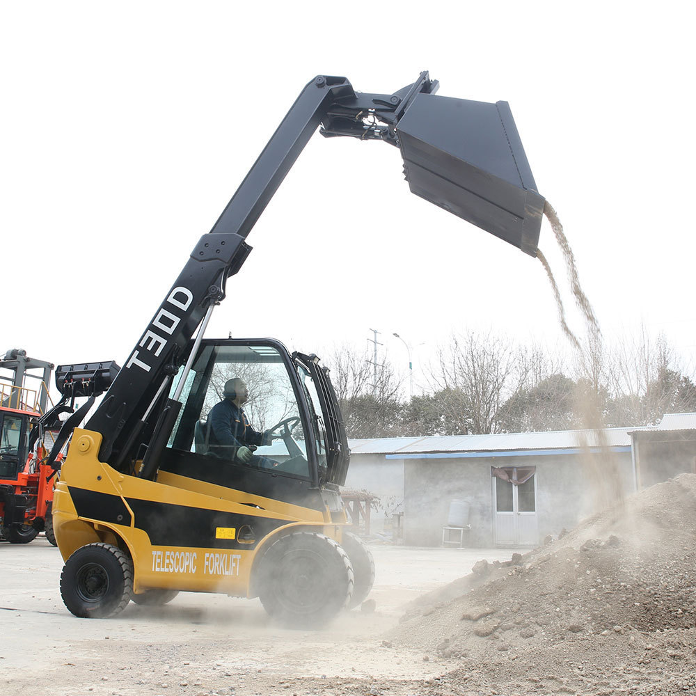 side lift boom rotating 3 ton mini telehandler telescope for sale