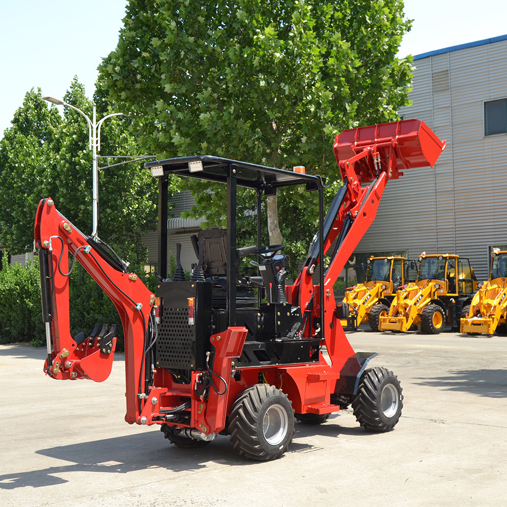 Mini backhoe loader retroexcavadora compact backhoe in Chile and Peru