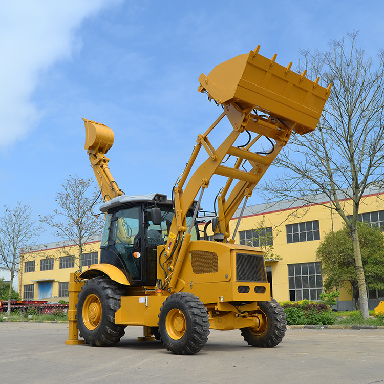 Maquinaria Pesada Retroexcavadoras Wheel Loader Chinese Backhoe Loader For Sale