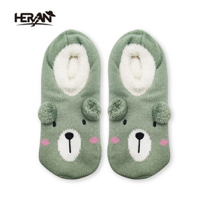 wholesale adult floor socks moccasin fashionable knitted slipper sock shoes with rubber sole for adults fuzzy slippers sock