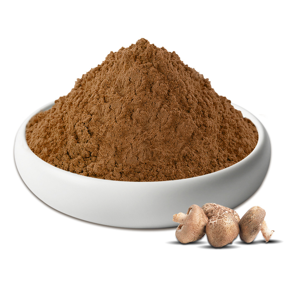 Organic lentinan mushroom powder shiitake mushroom extract powder polysaccharides AHCC powder