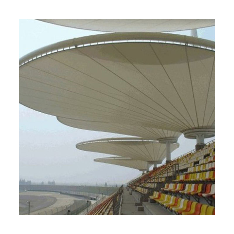 Outdoor 4m Tensile Membrane Structure Umbrella Strong Frame Garden Pvc Sport Silk OEM Steel China Logo Hotel Color Printing Size