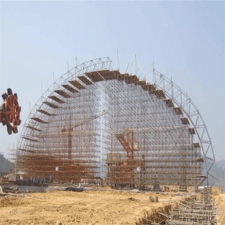 Bailey Bridge Large Span Roof Steel Dome Space Frame Structure Roof Design Space Frame Warehouse