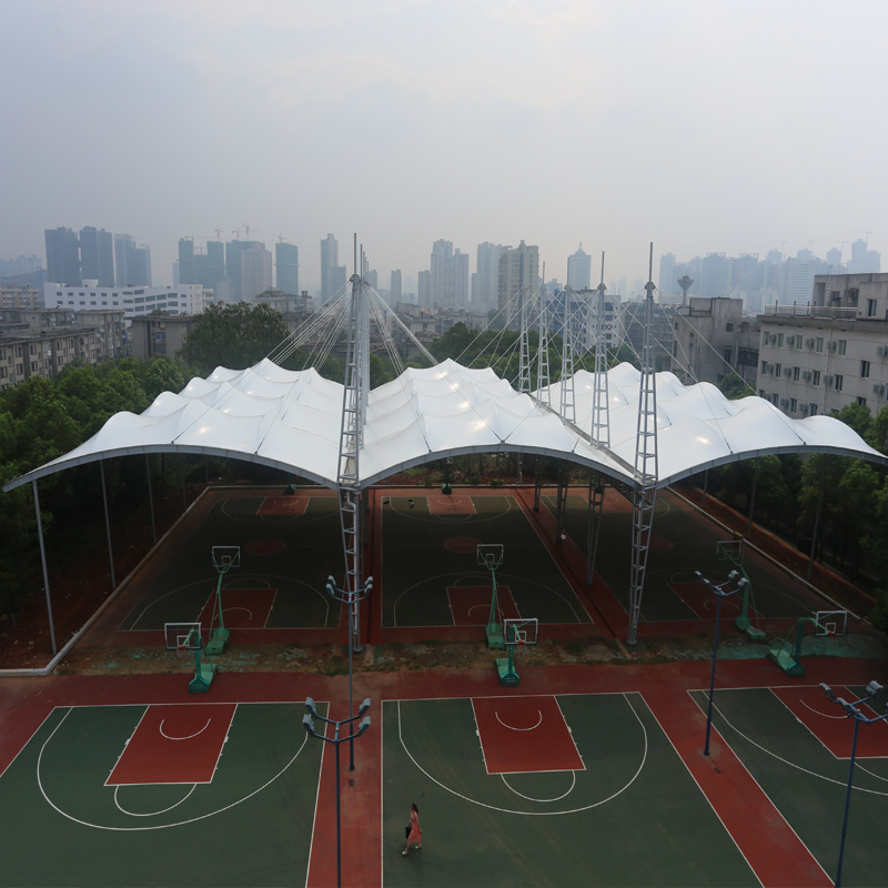 Hot sale membrane structure roofs for stadium/theaters/exhibition halls/waiting halls