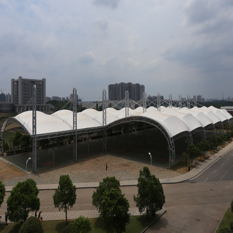 Hot sale membrane structure roofs for stadium/theaters/exhibition halls/waiting halls